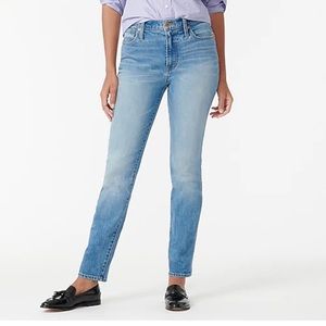 Petite 10" vintage straight jean in Lowlands wash
